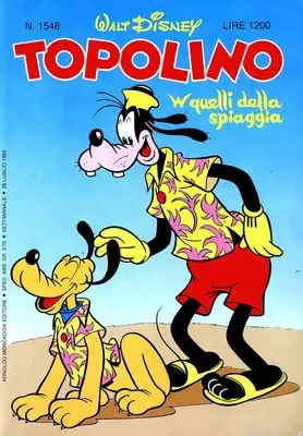 Copertina di TOPOLINO · 1548 — Topolino n. 1548