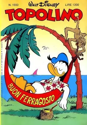 Copertina di TOPOLINO · 1550 — Topolino n. 1550