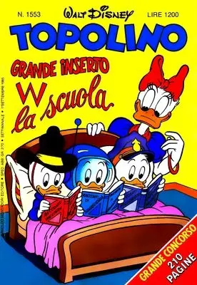 Copertina di TOPOLINO · 1553 — Topolino n. 1553