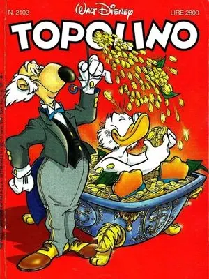 Copertina di TOPOLINO · 2102 — Topolino n. 2102