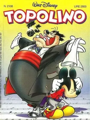 Copertina di TOPOLINO · 2108 — Topolino n. 2108