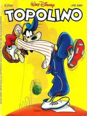 Copertina di TOPOLINO · 2142 — Topolino n. 2142