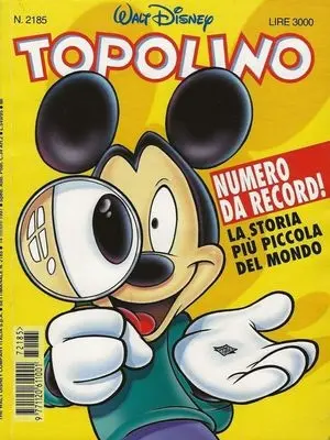 Copertina di TOPOLINO · 2185 — Topolino n. 2185