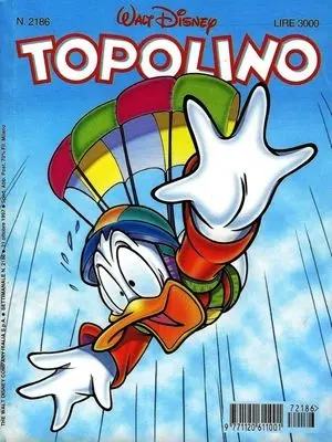 Copertina di TOPOLINO · 2186 — Topolino n. 2186