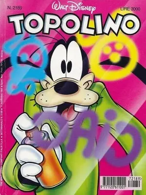 Copertina di TOPOLINO · 2189 — Topolino n. 2189