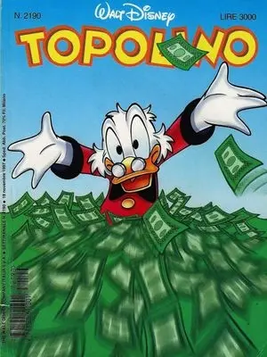 Copertina di TOPOLINO · 2190 — Topolino n. 2190
