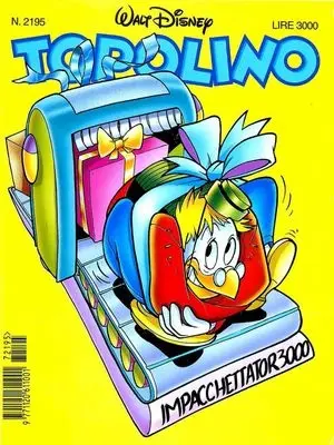 Copertina di TOPOLINO · 2195 — Topolino n. 2195