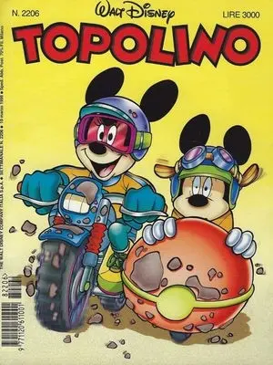 Copertina di TOPOLINO · 2206 — Topolino n. 2206
