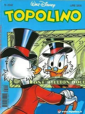 Copertina di TOPOLINO · 2242 — Topolino n. 2242