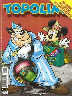 Copertina di TOPOLINO · 2257 — Topolino n. 2257