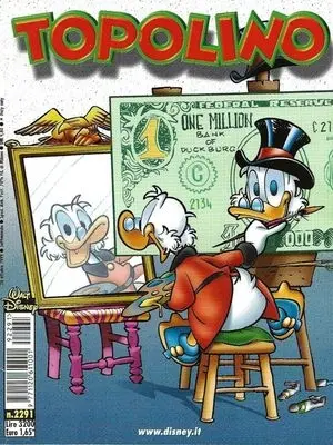 Copertina di TOPOLINO · 2291 — Topolino n. 2291