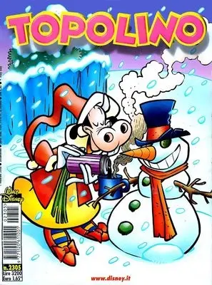 Copertina di TOPOLINO · 2305 — Topolino n. 2305