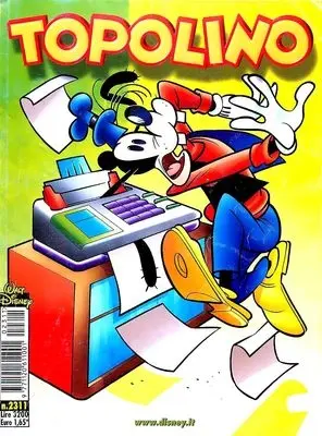Copertina di TOPOLINO · 2311 — Topolino n. 2311