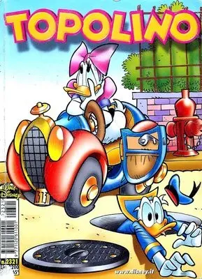 Copertina di TOPOLINO · 2321 — Topolino n. 2321