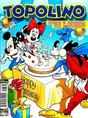 Copertina di TOPOLINO · 2378 — Topolino n. 2378