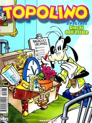 Copertina di TOPOLINO · 2383 — Topolino n. 2383