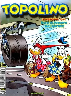 Copertina di TOPOLINO · 2385 — Topolino n. 2385