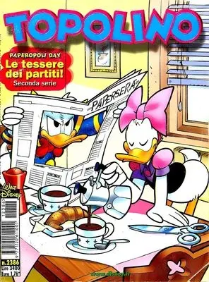 Copertina di TOPOLINO · 2386 — Topolino n. 2386