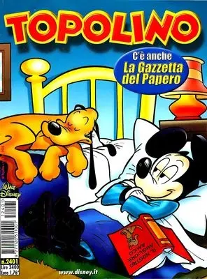 Copertina di TOPOLINO · 2401 — Topolino n. 2401