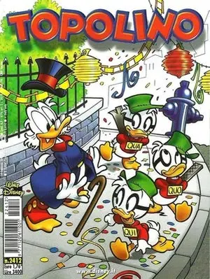 Copertina di TOPOLINO · 2412 — Topolino n. 2412