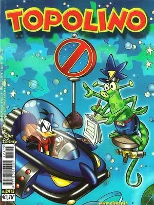 Copertina di TOPOLINO · 2415 — Topolino n. 2415