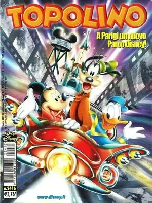 Copertina di TOPOLINO · 2416 — Topolino n. 2416