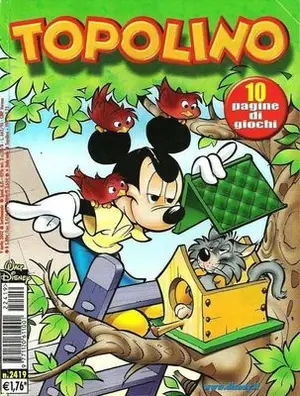 Copertina di TOPOLINO · 2419 — Topolino n. 2419