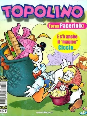 Copertina di TOPOLINO · 2420 — Topolino n. 2420