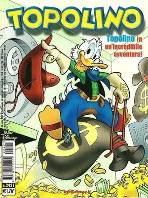 Copertina di TOPOLINO · 2421 — Topolino n. 2421