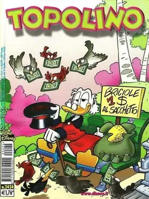 Copertina di TOPOLINO · 2424 — Topolino n. 2424