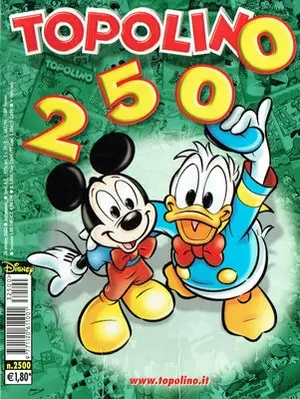 Copertina di TOPOLINO · 2500 — Topolino n. 2500