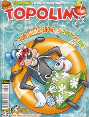 Copertina di TOPOLINO · 2695 — Topolino n. 2695