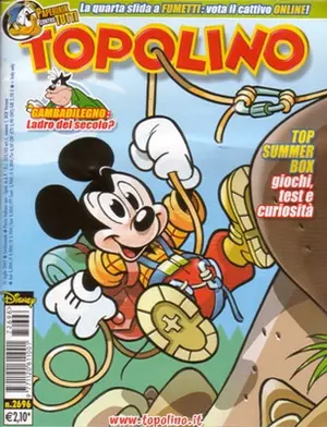 Copertina di TOPOLINO · 2696 — Topolino n. 2696