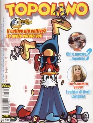 Copertina di TOPOLINO · 2701 — Topolino n. 2701