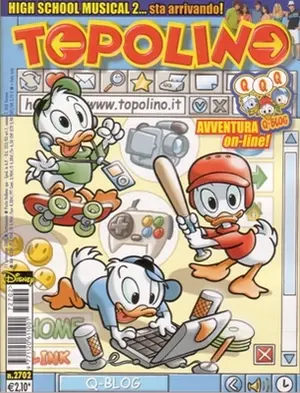 Copertina di TOPOLINO · 2702 — Topolino n. 2702