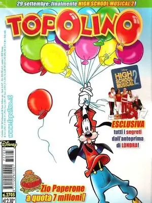 Copertina di TOPOLINO · 2705 — Topolino n. 2705