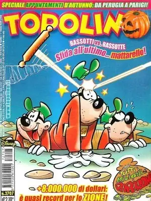 Copertina di TOPOLINO · 2707 — Topolino n. 2707