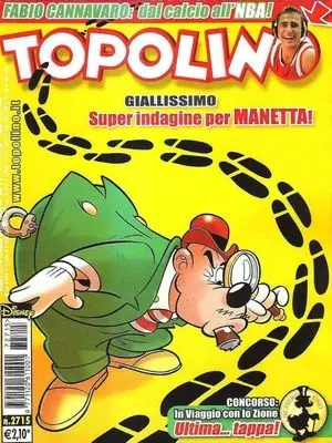 Copertina di TOPOLINO · 2715 — Topolino n. 2715