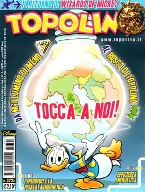 Copertina di TOPOLINO · 2725 — Topolino n. 2725