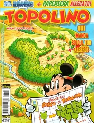 Copertina di TOPOLINO · 2730 — Topolino n. 2730