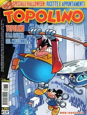 Copertina di TOPOLINO · 2762 — Topolino n. 2762