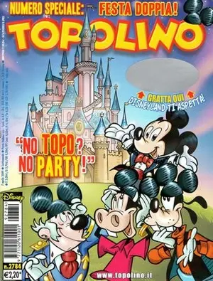 Copertina di TOPOLINO · 2784 — Topolino n. 2784