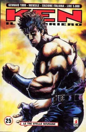 Copertina di KEN IL GUERRIERO · VOL. 25 — Le tre Stelle Sovrane