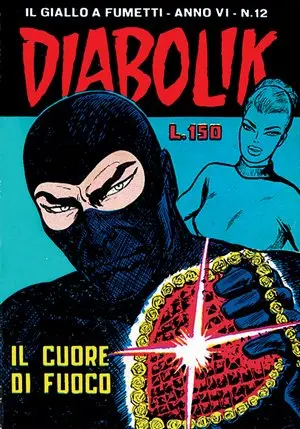 Copertina di DIABOLIK · 88 — Il cuore di fuoco