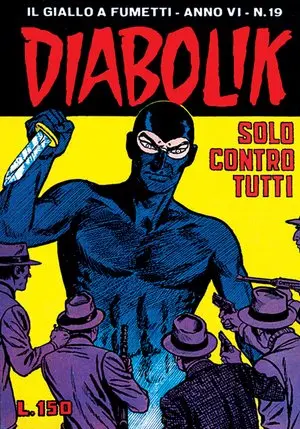 Copertina di DIABOLIK · 95 — Solo contro tutti