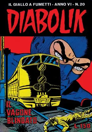 Copertina di DIABOLIK · 96 — Il vagone blindato