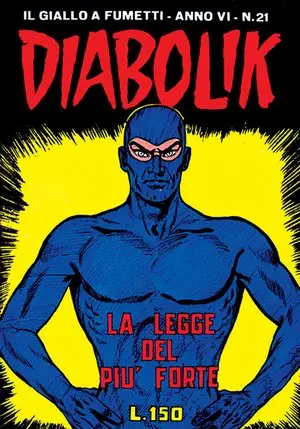 Copertina di DIABOLIK · 97 — La legge del più forte
