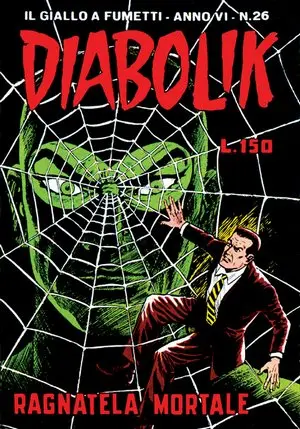 Copertina di DIABOLIK · 102 — Ragnatela mortale