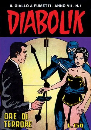 Copertina di DIABOLIK · 103 — Ore di terrore