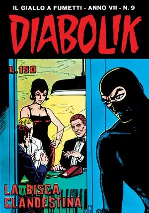 Copertina di DIABOLIK · 111 — La bisca clandestina